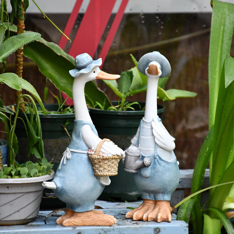 Nordic Duck Decorations, Home Accessories, Outdoor TV Cabinet Porch Decorations