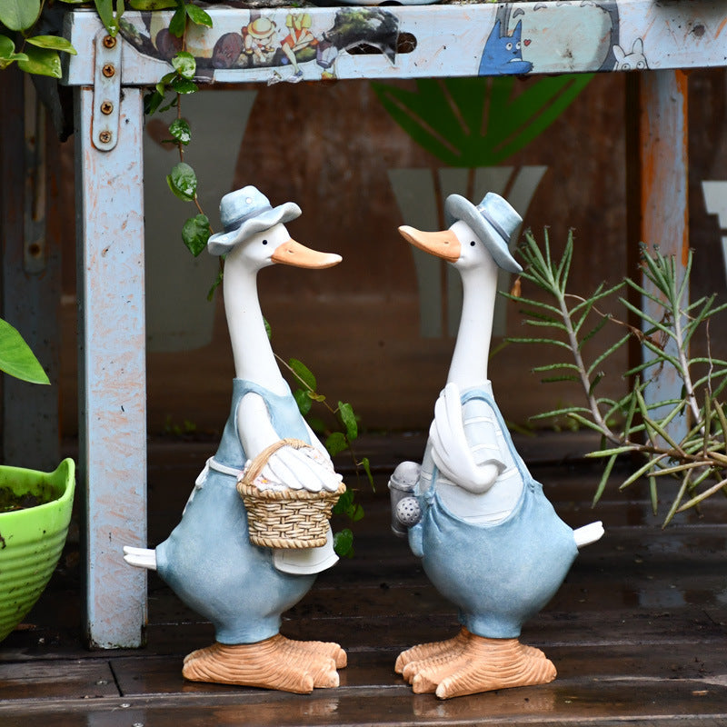 Nordic Duck Decorations, Home Accessories, Outdoor TV Cabinet Porch Decorations