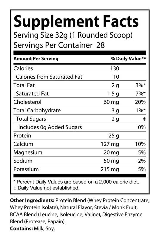 Whey Protein 2LB (Vanilla Milkshake)