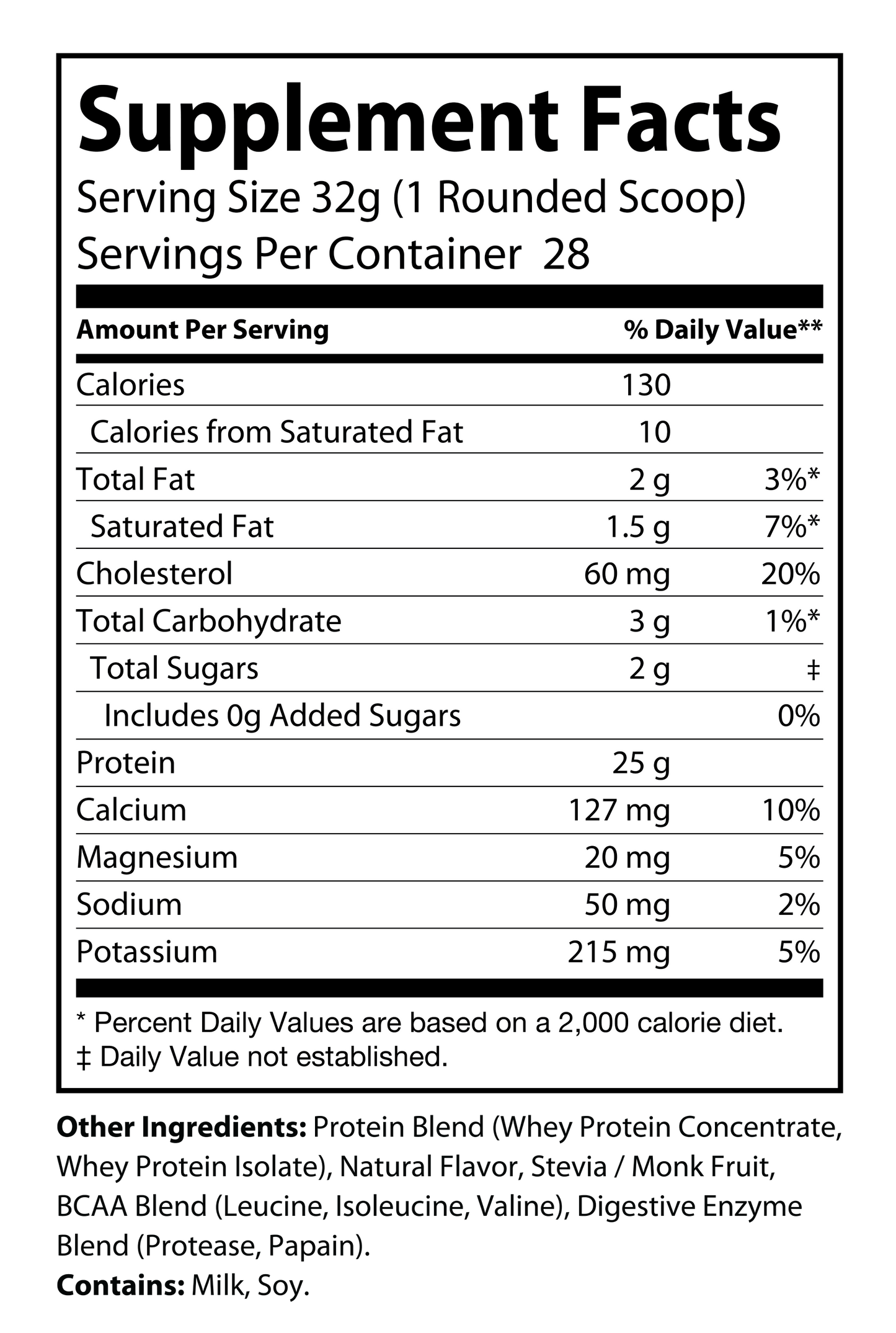 Whey Protein 2LB (Vanilla Milkshake)