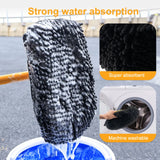 Car Cleaning Brush Car Wash Brush Telescopic Long Handle Mop Chenille Broom Detailing Adjustable Super Absorbent Auto Accessory