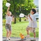 Air Rocket Launcher Outdoor Toy Soaring Rocket Flying Disc Saucer Foot Launcher Kid Jump Sport Game Educational Toy for Children