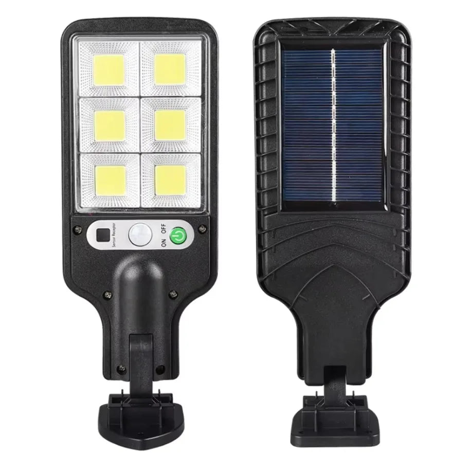 LED Solar Outdoor Remote Control 3 Modes LED Courtyard Wall Lamp Garden Terrace Garage Human Body Induction Door Street Lighting