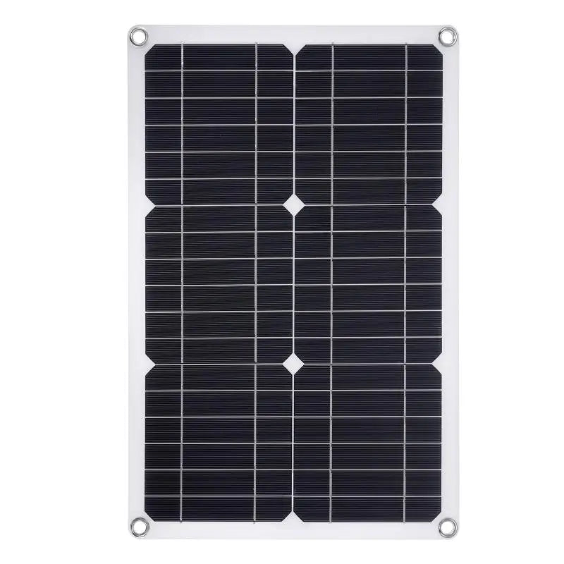 100W 18V Solar Panel Dual USB Solar Cell 30A Solar Charge Controller Power Bank for Mobile Phone MP3 Camping Hiking Outdoor